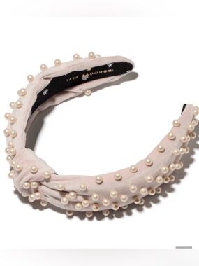 Lele Sadoughi Blush Pearl Headband